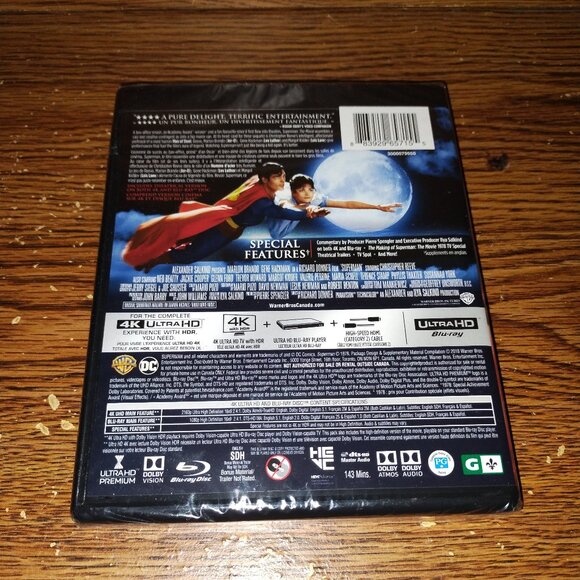 Superman the movie (4K Ultra HD, 2018, Canadian) - Picture 2 of 3